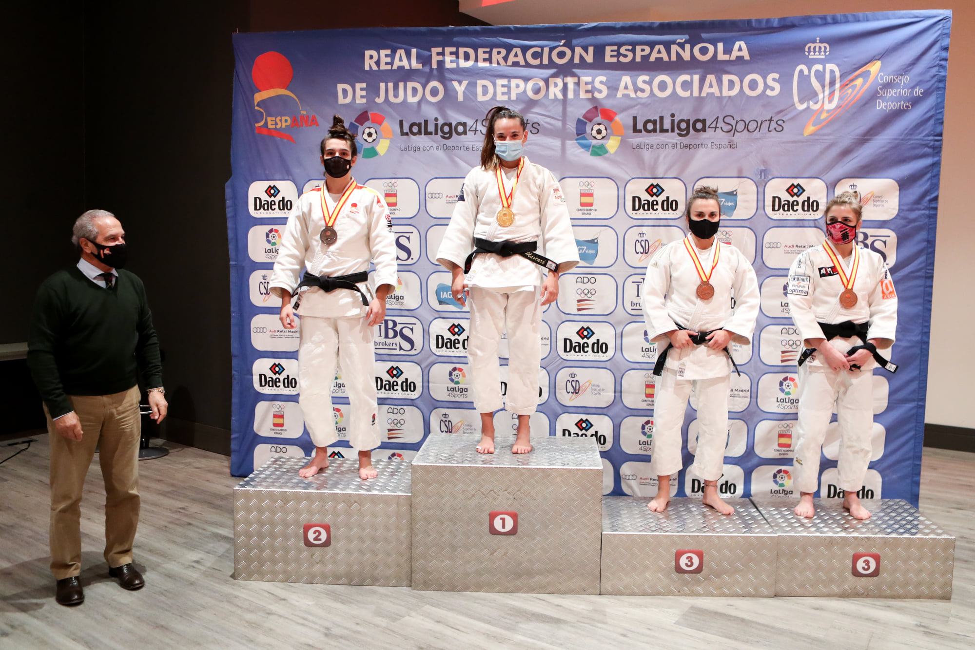 JAIONE EQUISOAIN Y SANTYAGO DIAZ, MEDALLA DE PLATA Campeonato de España de Judo Absoluto 2020